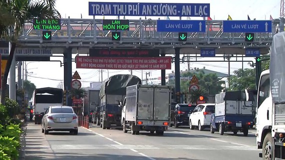 Thành phố Hồ Chí Minh: Các trạm thu phí hoàn chỉnh thu tự động