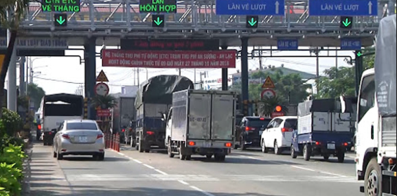 Tổ chức giao thông tại Trạm thu phí An Sương - An Lạc sau khi lắp đặt hoàn chỉnh hệ thống thu phí ETC