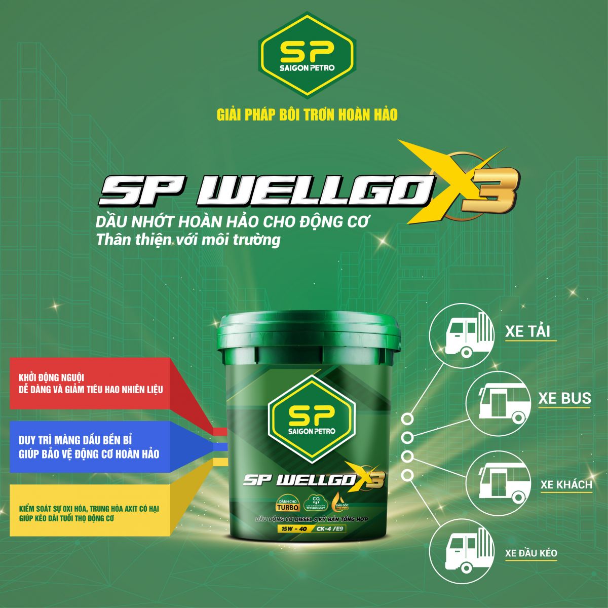 Sản phẩm dầu nhớt - Công ty Cổ phần AP Saigon Petro